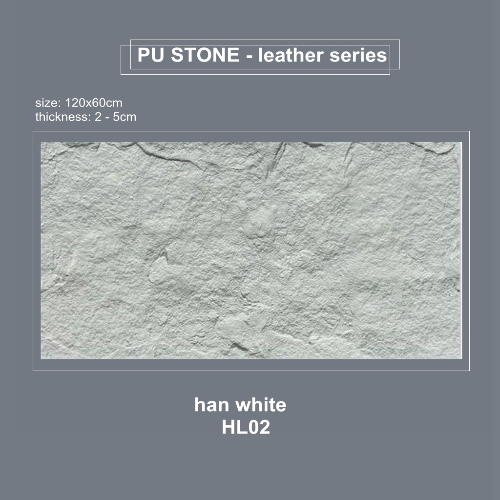 Light Luxuary environmental Three Dimention Shape PU Culture Stone Cement Gray Outdoor Wall Panel