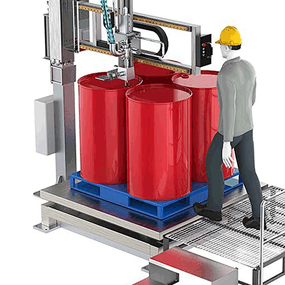 1 Heads 100-1500kg Automatic Liquid Barrel Drum Water Filler Essential Oil Perfume Filling Machine