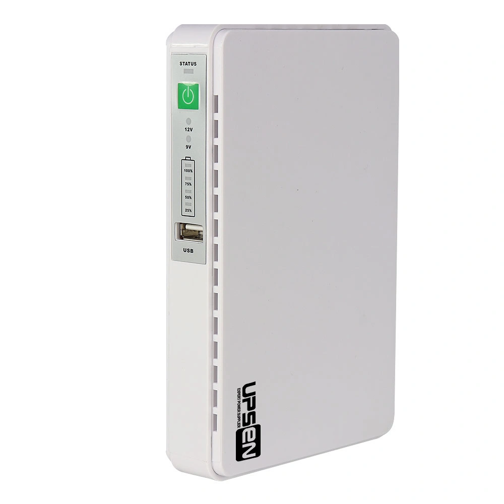 DC UPS Power with 5V 9V 12V 15V 24VDC Output and for WiFi Routers and Cameras