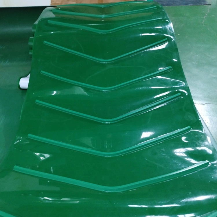 Herringbone Pattern Anti-Slip PVC Conveyor Belt for Seed Machine