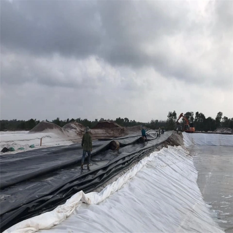 مادة خام البولي إيثيلين عالية الكثافة Biodigestor HDPE Pond مقاومة للماء غيومبن