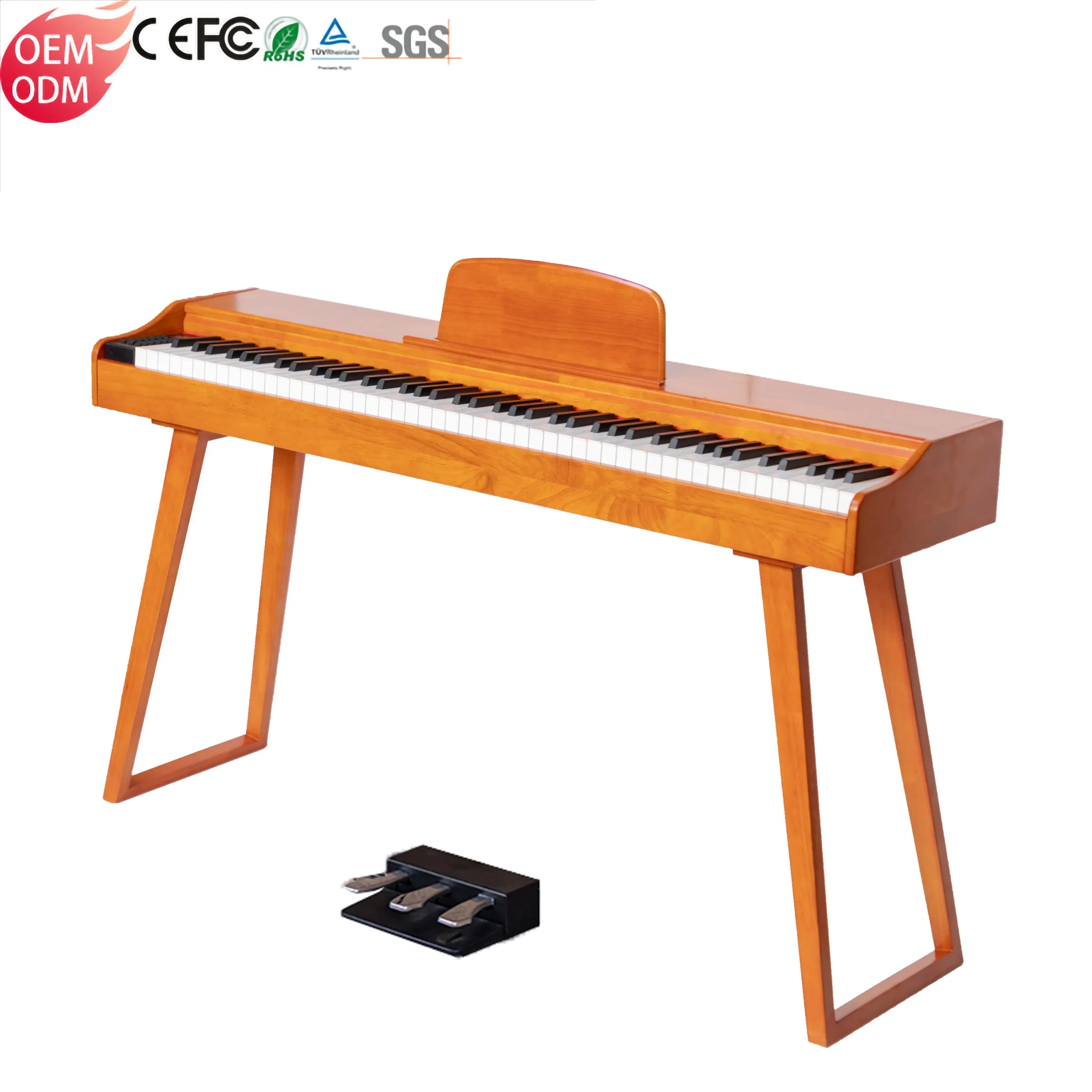 Clavier de contrôleur MIDI Piano blanc 88 touches Piano numérique électronique Clavier piano