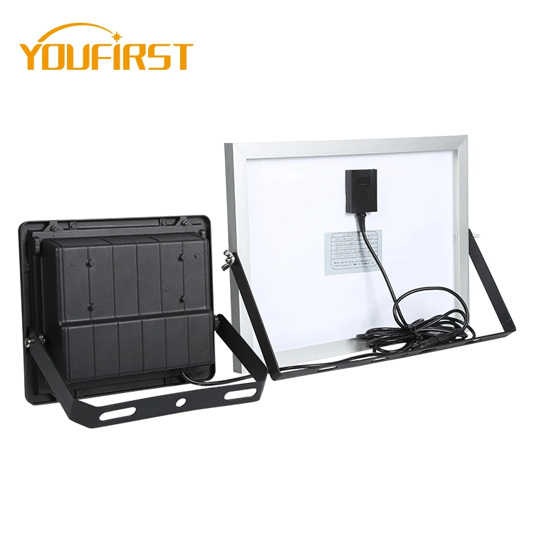 CE RoHS Black Aluminum Garden Waterproof Outdoor IP65 100W 200W 300W LED Solar Flood Light