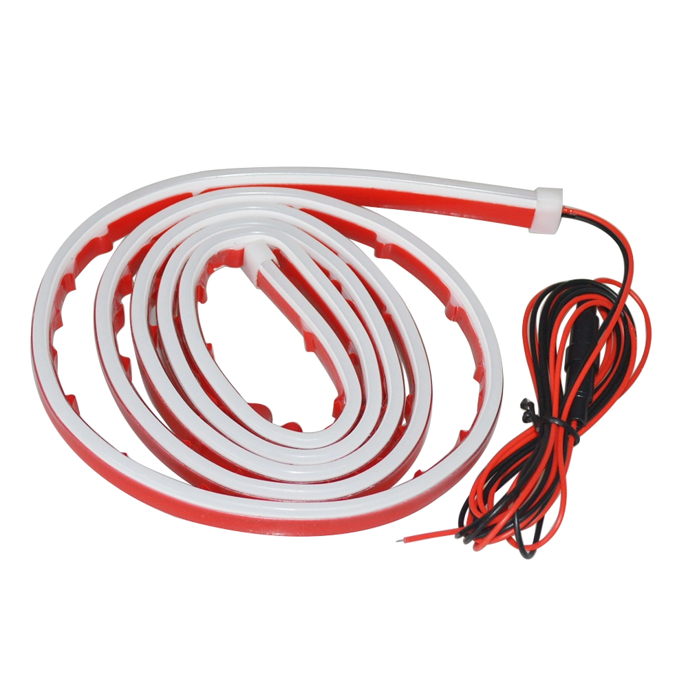 1.2m 1.5m 1.8m Car Hood Flexible LED Strip Light Daytime Running Lights Decoration Backlight Long Auto Atmospere Lamp Universal