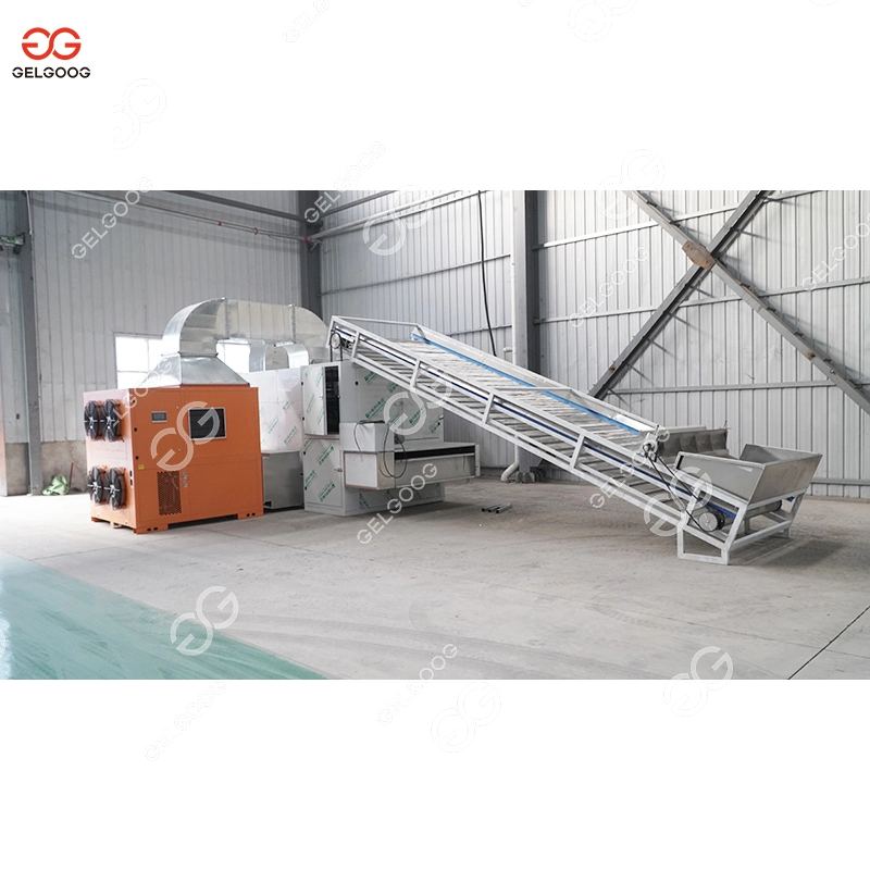 Continuous Red Chilli Drying Machine Oven Belt Dryer Onion Continuous Tunnel Food Dehydrator