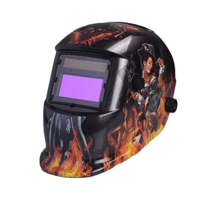 Fornecimento de fábrica capacete de soldadura/esmerilagem de escurecimento automático cobertura de soldador de máscara de soldador