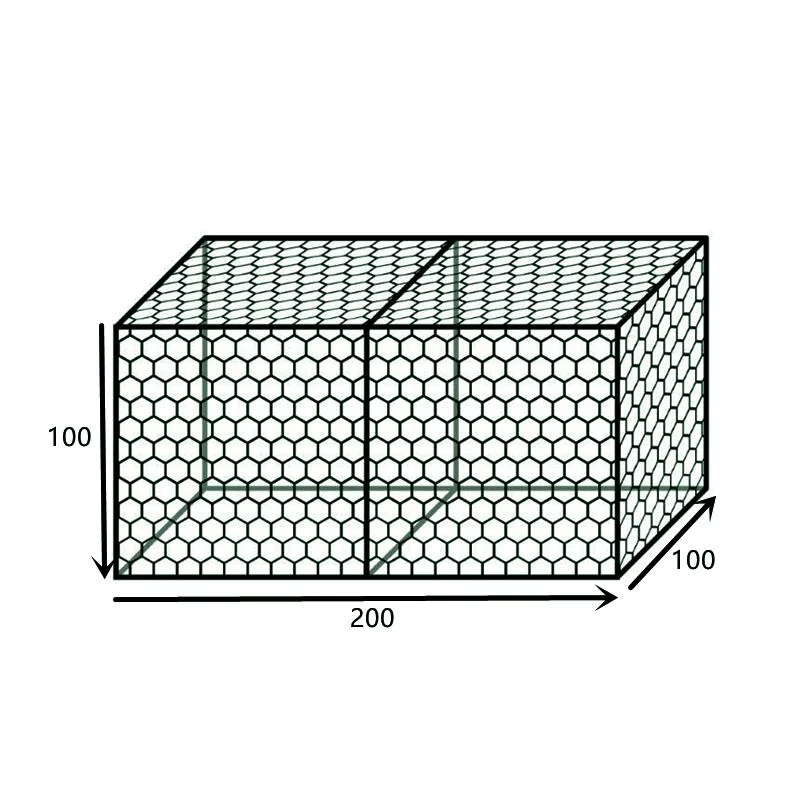 Parede de retenção revestida a PVC de 2.7/3,7mm Gabion Box