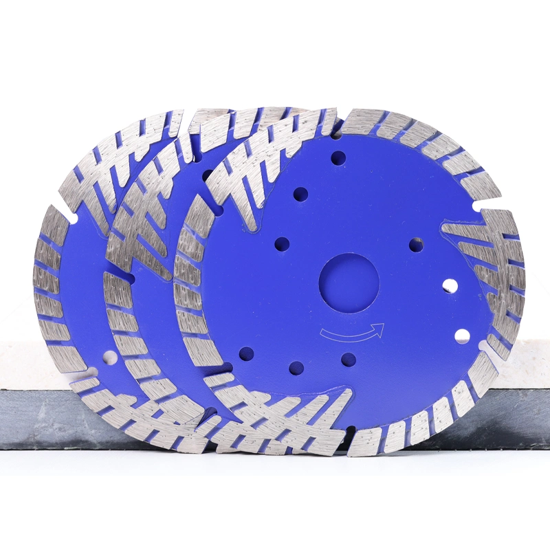 Fast Cutting Triangle Turbo Diamond Saw Blade Cutting Disc for Granite