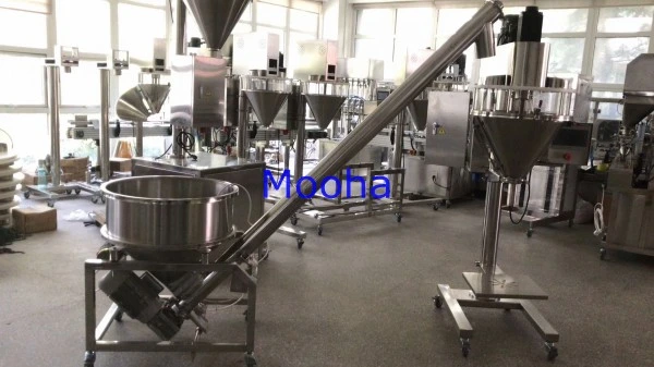 Automatic Screw Powder Feeder with Vibrating Hopper (Customized Available)