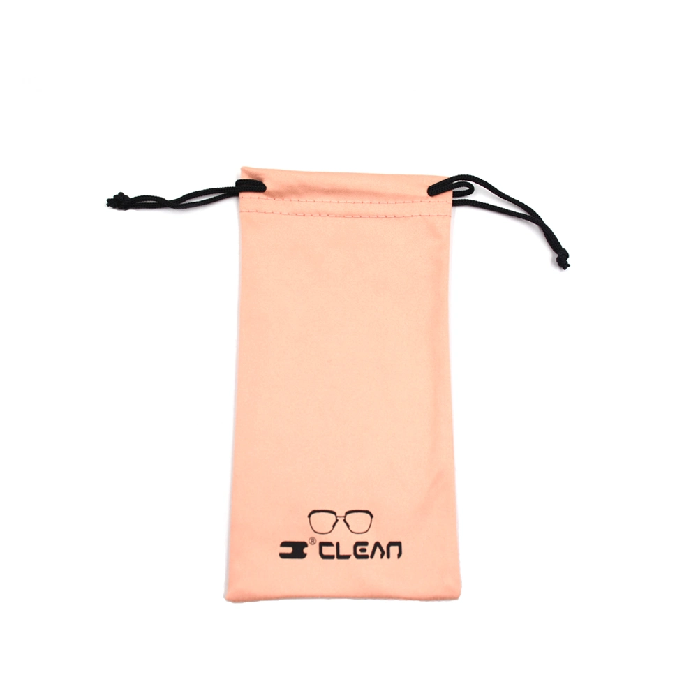 Conception personnalisée Pochette microfibre coulisse lunettes avec l'écran du logo d'impression