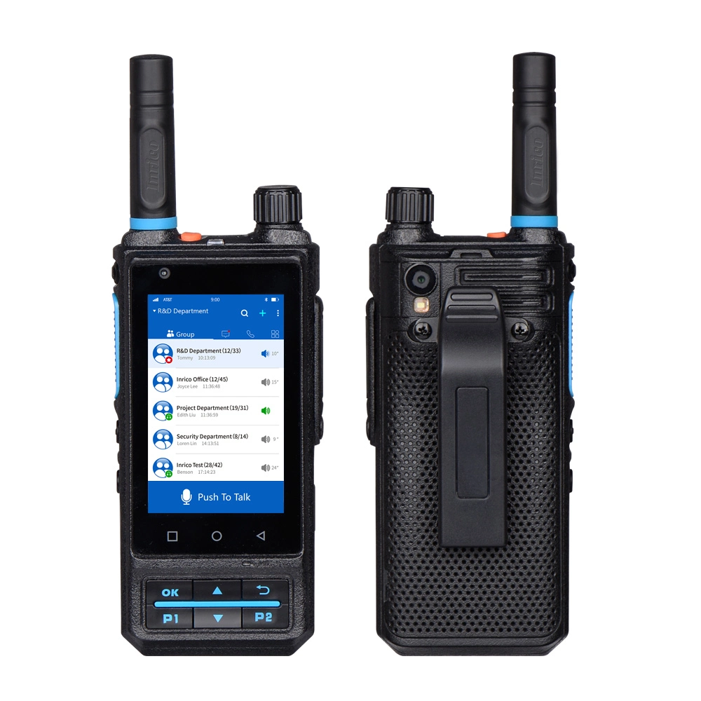 Android 4G Poc Two Way Radio Waterproof GPS GSM Portable Walkie Talkies Inrico S200