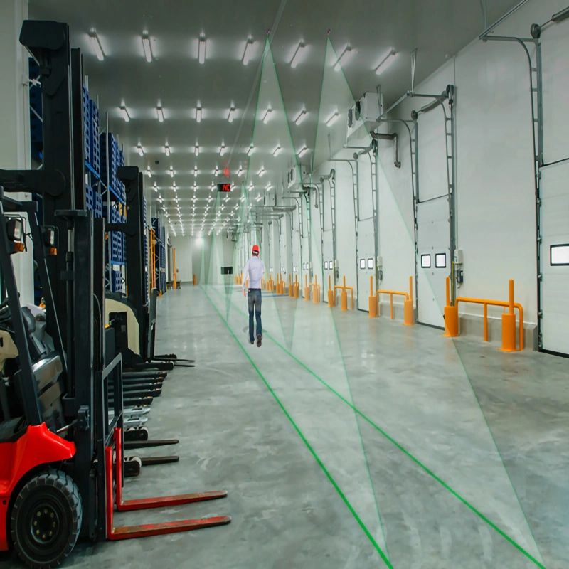 Red/Green Virtual Marking Tape Easy Installed Virtual Line Floor Marking