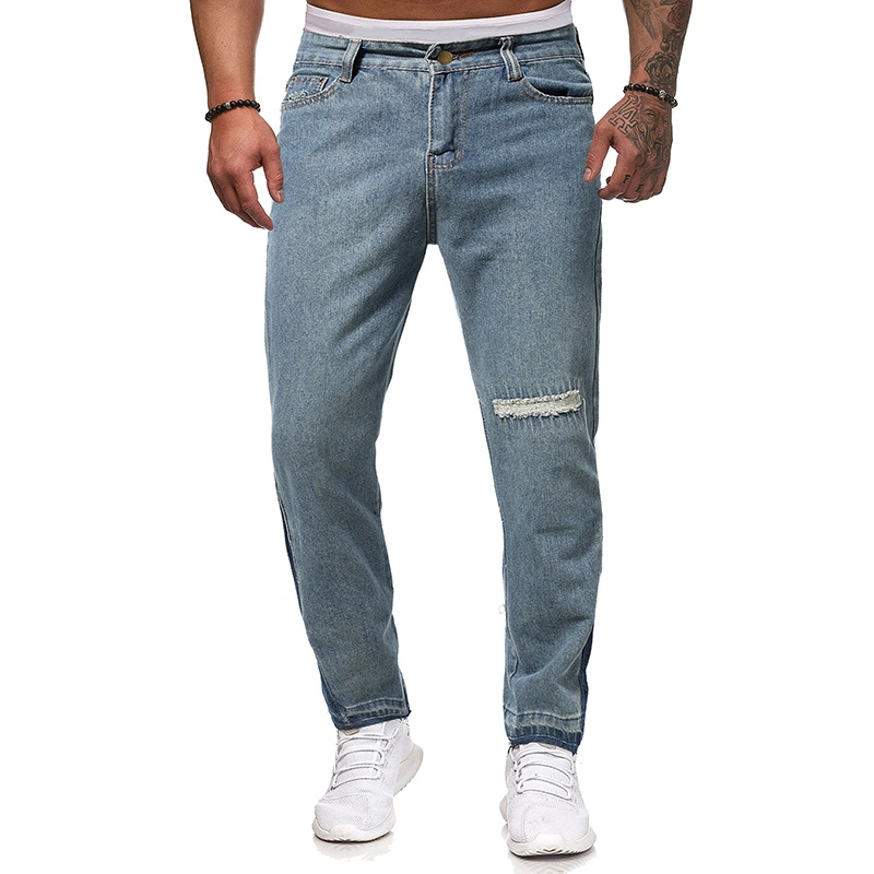 2022 Hot Selling Men's Casual Loose Fashionable Denim Pants Jeans