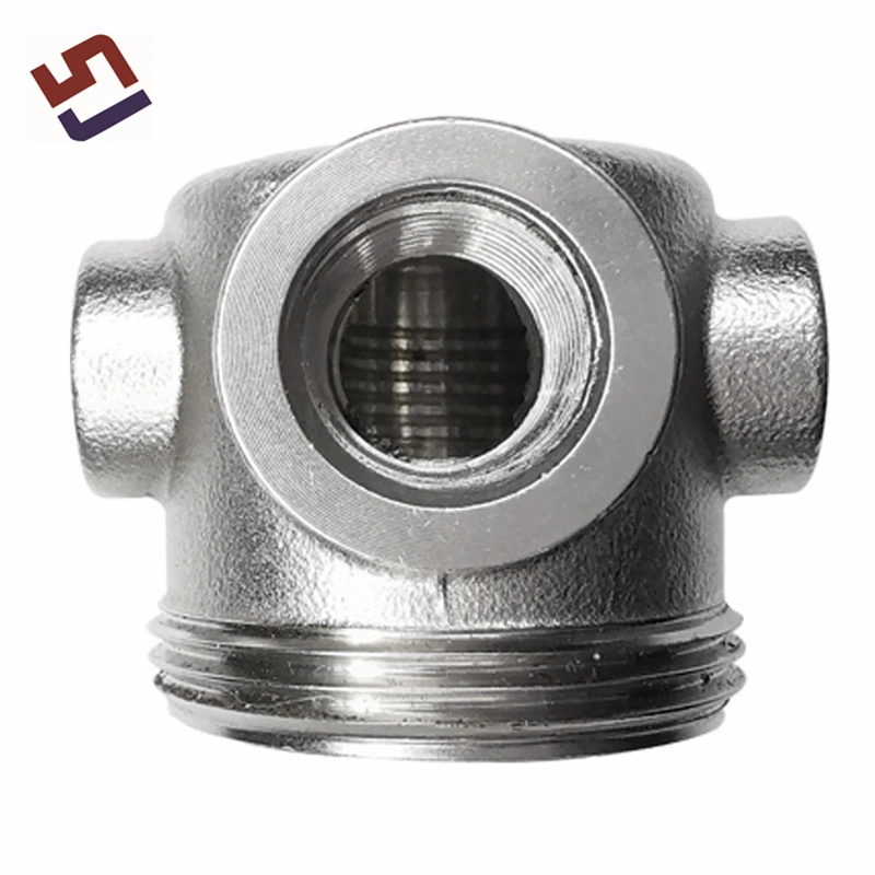 Precision Casting Valve Spare Parts 1.4848 Heat Resistant Steel Alloy Three Way Valve Casting Valve Body