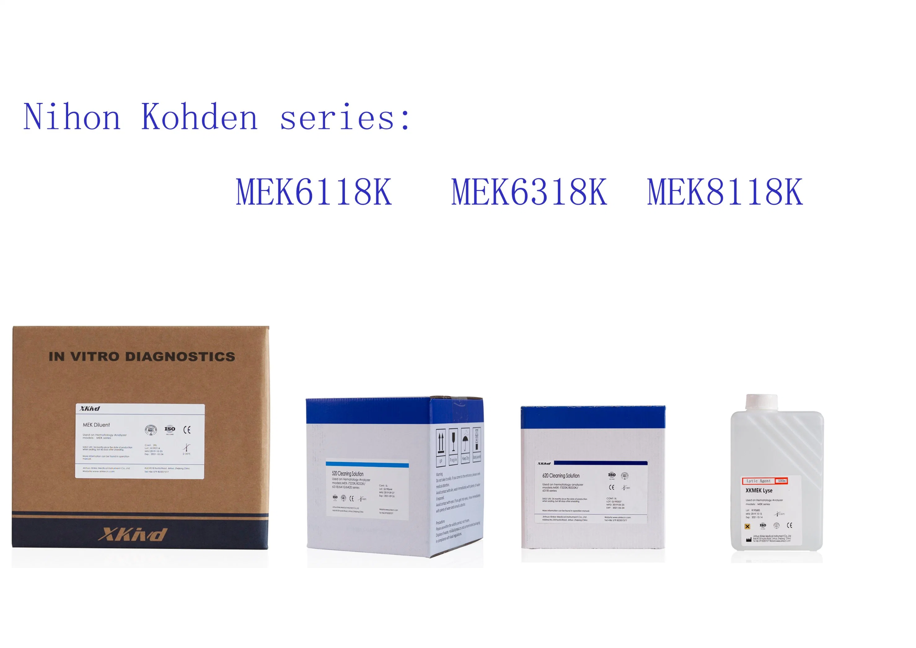 Hematología Celltac Nihon Kohden MEK6318K MEK8118K diluyente Lyse