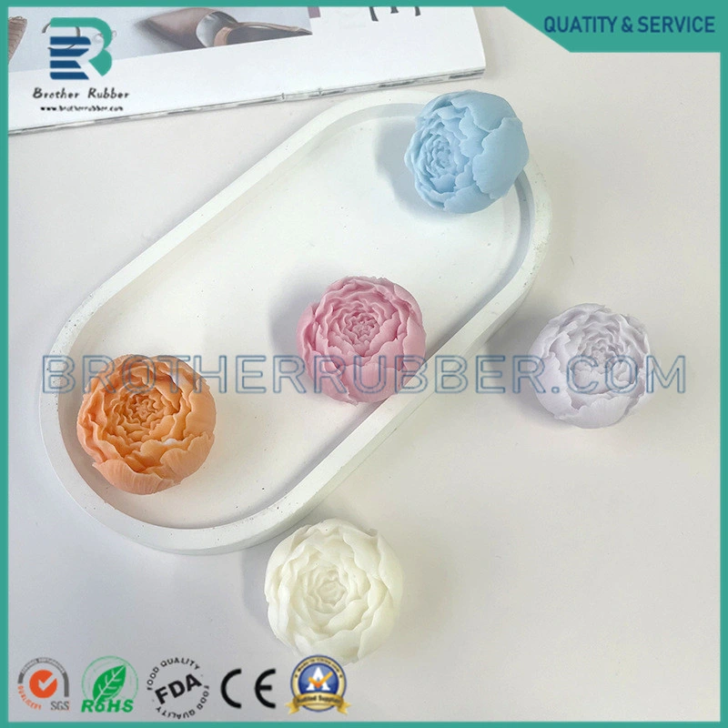 Flower Scented Candle Silicone Mold DIY Rose Car Decoration Mold