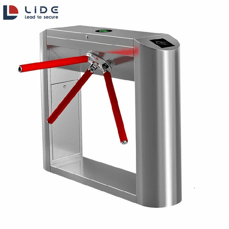 Biometric RFID Access Control Tripod Turnstile Waist Height Turnstile for Construction Site