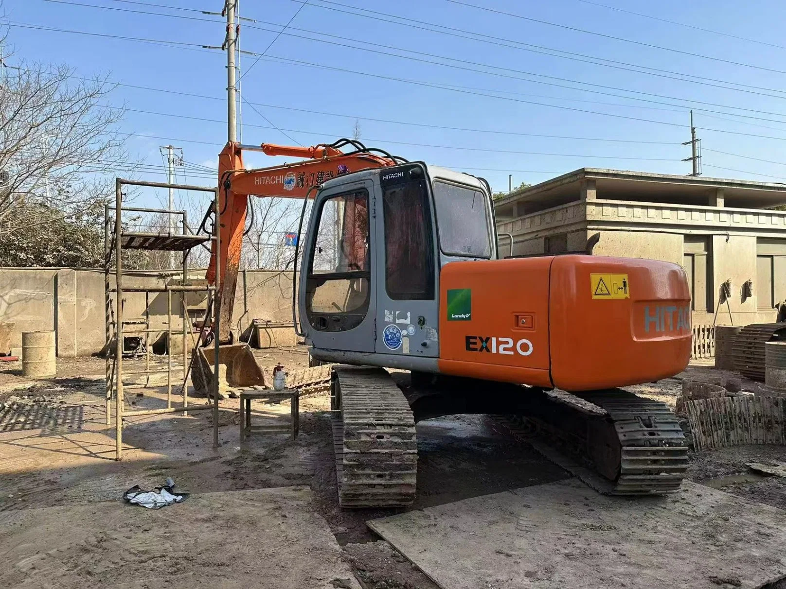 12t Diesel excavadora excavadora excavadora de la micro y medianas Accesorios excavadora Hitachi EX120.