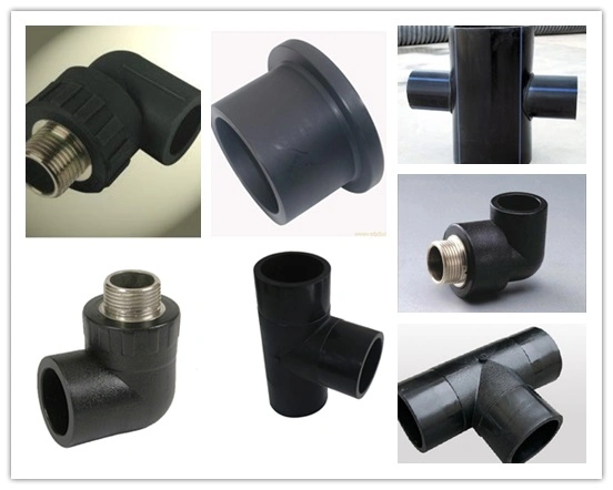 Heat Fusion Electrofusion PE Pipe Fitting Cross /Tee/Coupler