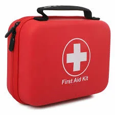 170 Pieces Hard Case and Lightweight First Aid Red First Aid Kit for Travel Emergency Medical Aid Kit FDA