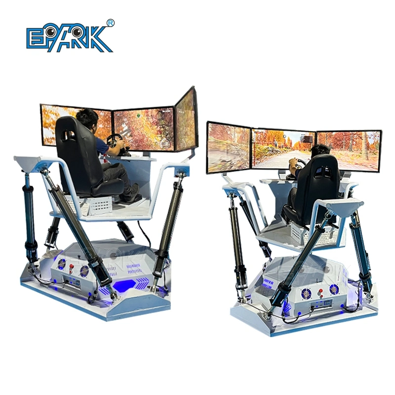 9d Virtual Reality Six-Axis Three-Screen Racing Car Amusement Equipment