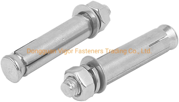 Carbon Steel Stainless Steel Galvanized Cone Bolt Sleeve Anchor for Building Construction