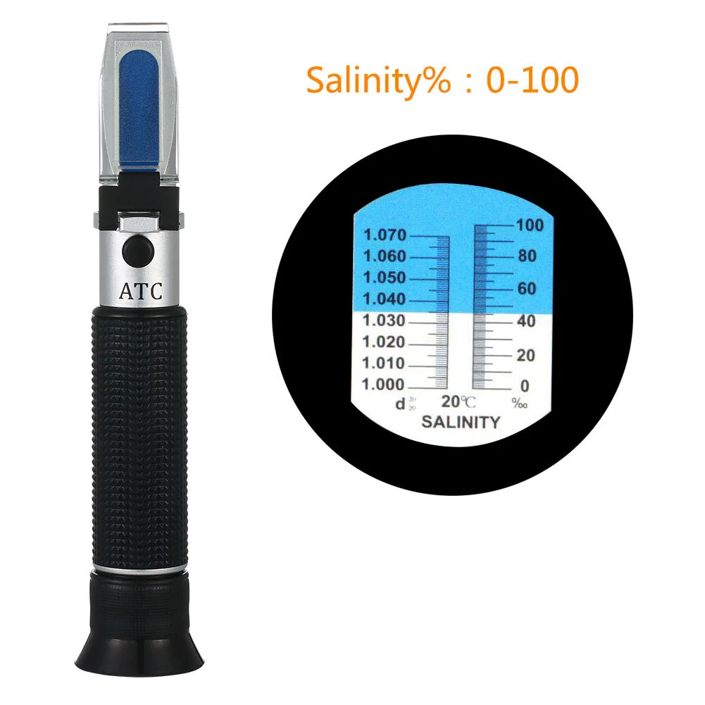 Handgriff Salinity Meter Automatische Digitale Tragbare Refraktometer