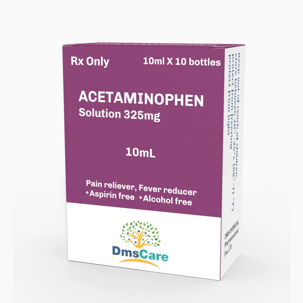 Paracetamol / Acetaminophen Solution 650mg/20ml Fever Reducer West Drugs OEM