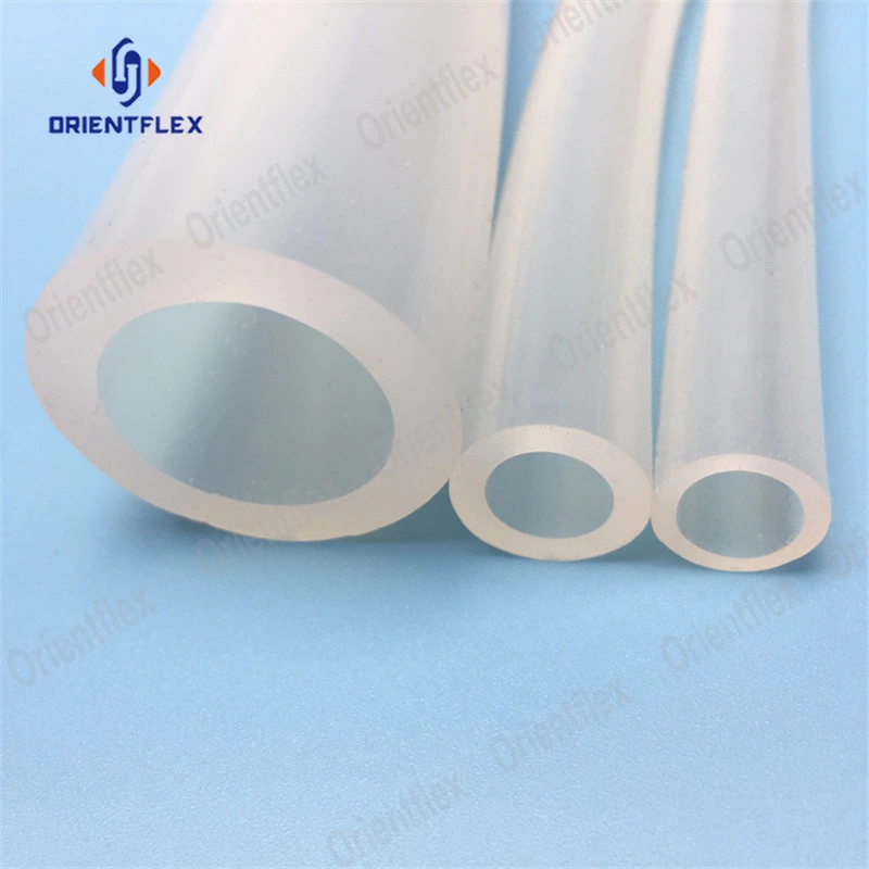 Super Soft Medical Food Grade Transparent Large Diameter Silicone Tube