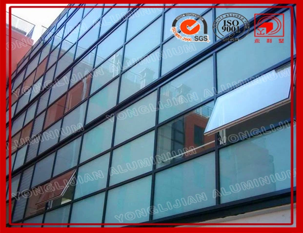 Strutural Aluminum Glass Wall Facade with Integrated Insulation