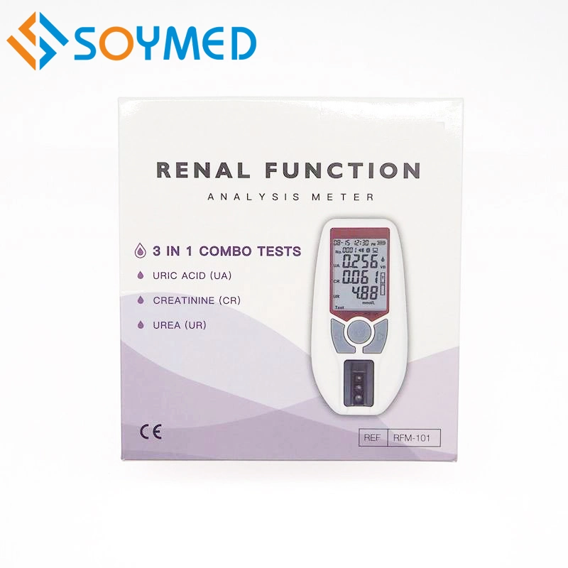 3 in 1 Utility Multifunctional Digital Portable Creatinine & Uric Acid & Urea Renal Function Analysis Meter