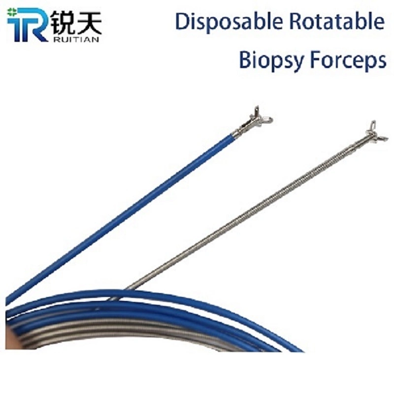 2.3mm Pince de biopsie froide jetable rotative pour endoscopie gastro-intestinale Dispositif médical.