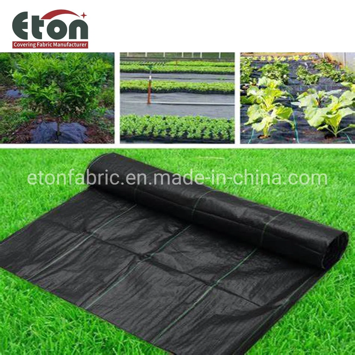 1X100m 100GSM Biodegradable PP Woven Landscape Anti Grass Mulching Film Cover