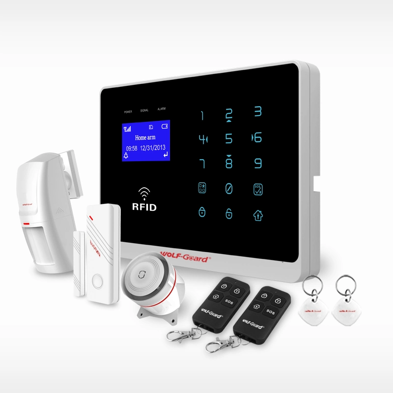 Wolf-Guard GSM Intelligent Door Alarm with APP and RFID