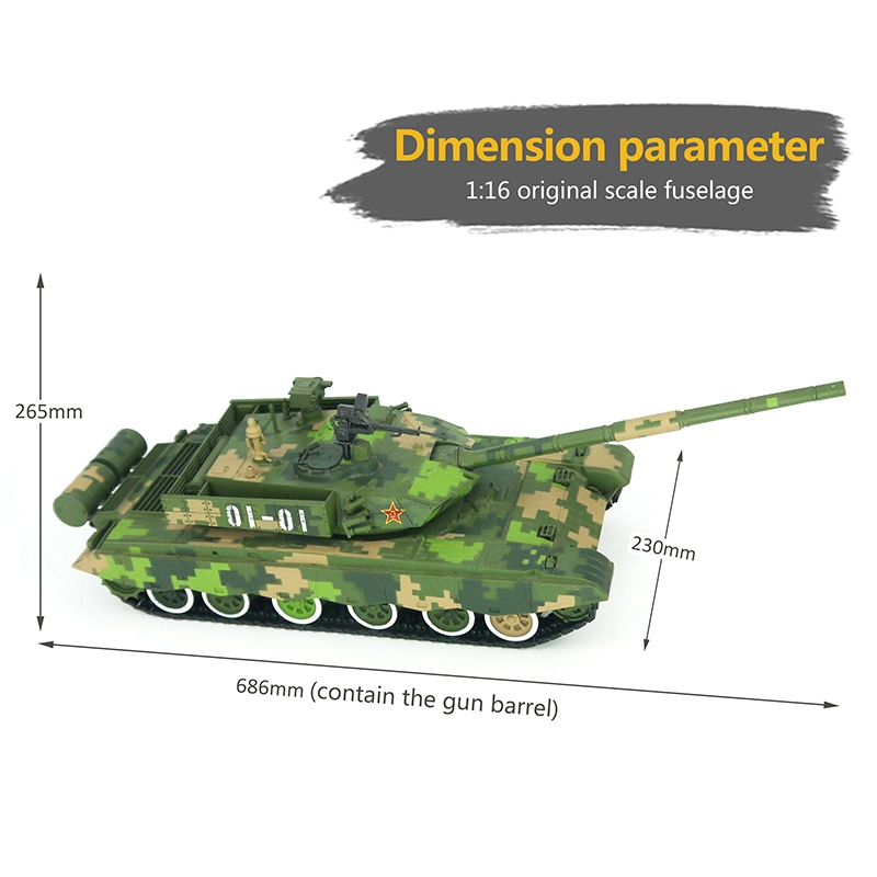 La alta calidad 99a escala 1:16 La Fuerza Aérea del modelo de tanque Tanque RC eléctrico