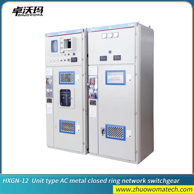 Xgn15-12 (SF6) Unit Type AC Metal Closed Ring Network Switchgear Oil Transformer Power Distribution Cabinet