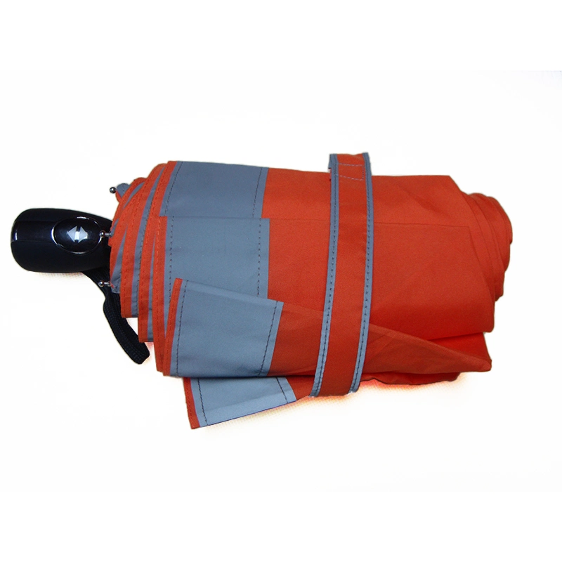 Commerce de gros la meilleure qualité de la pluie Auto Open Close Windproof Parapluie plié les femmes Don