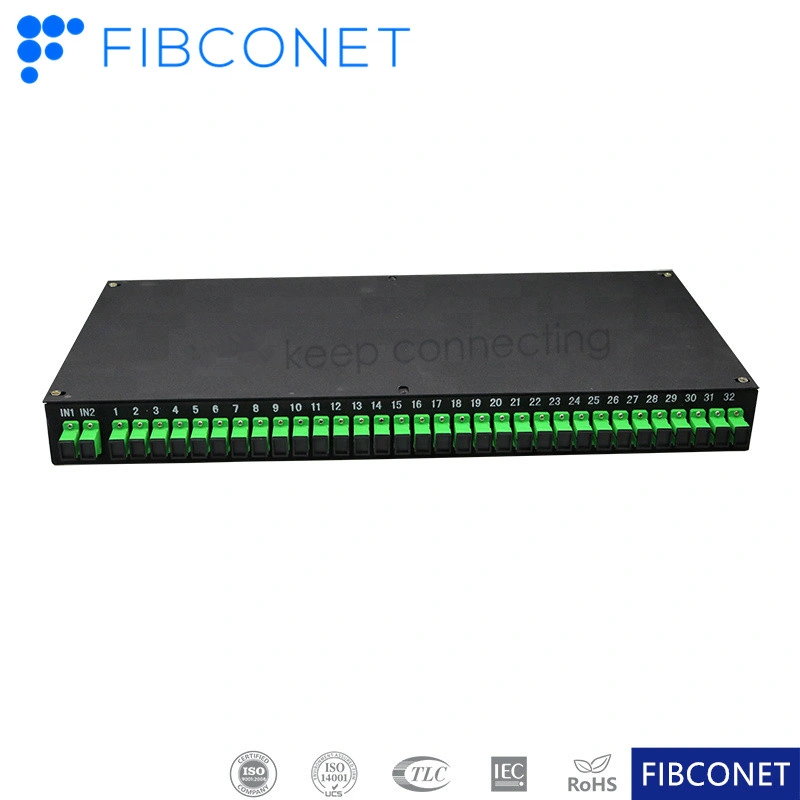 Empalme de fibra óptica FTTH Rack-Mounted Pactch del Panel de 24 fo ODF Slidable trama de distribución óptica