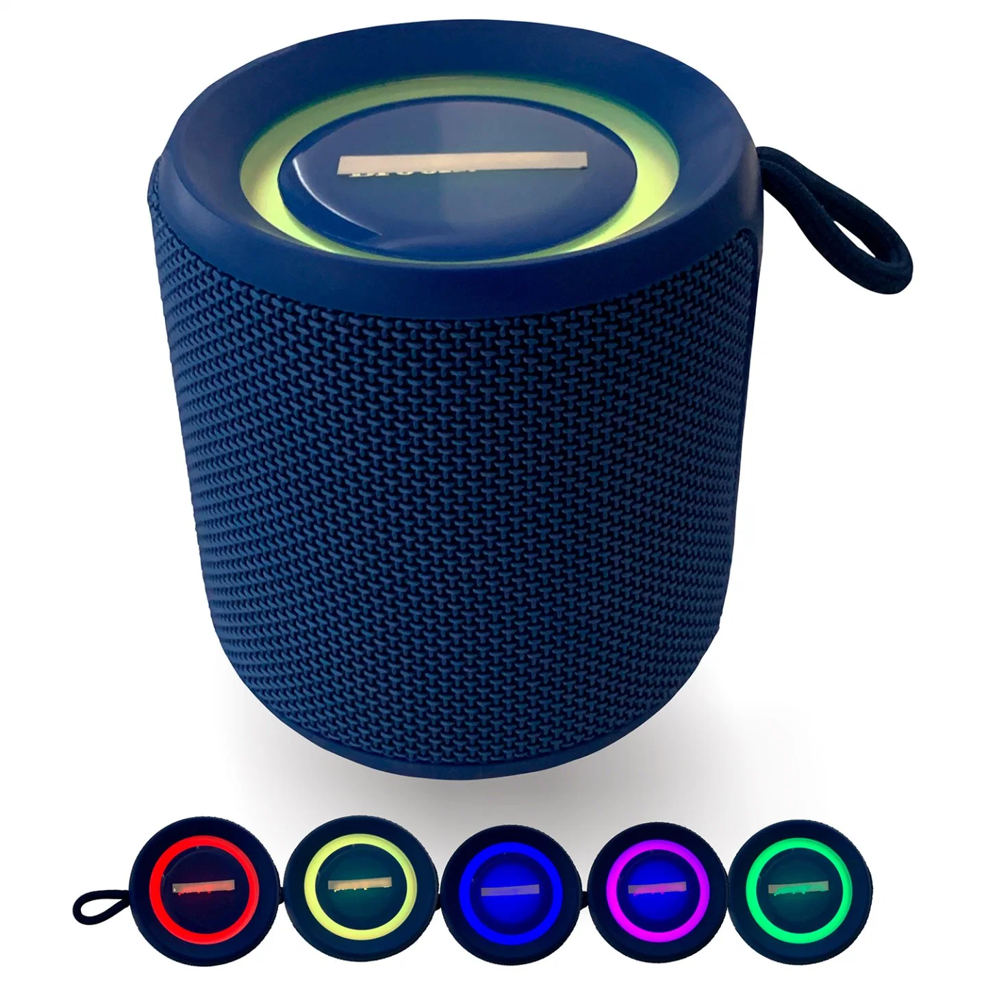 Aqua Beat Cylinder Carrying Loop Ipx6 Wireless LED Speaker