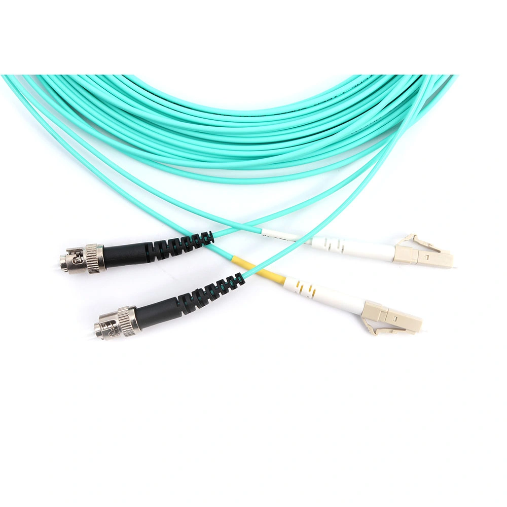 Kolorapus LC/APC to St/Upc Multimode Duplex Fiber Optic Patch Cord