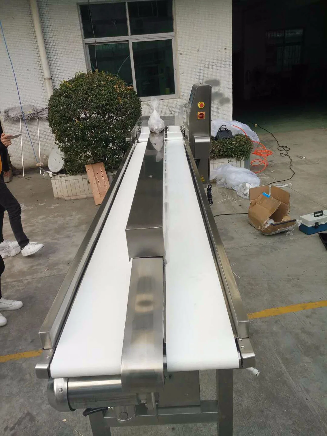 Conveyor Check Weigher Sorting Machine for Fruit/Seafood Packing Line