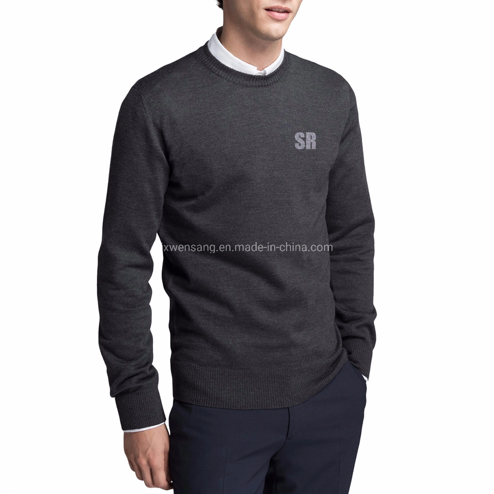 Merino Clothes Men&prime; S Pullover 100% Australian Natural Merino Wool Crew Neck Sweater