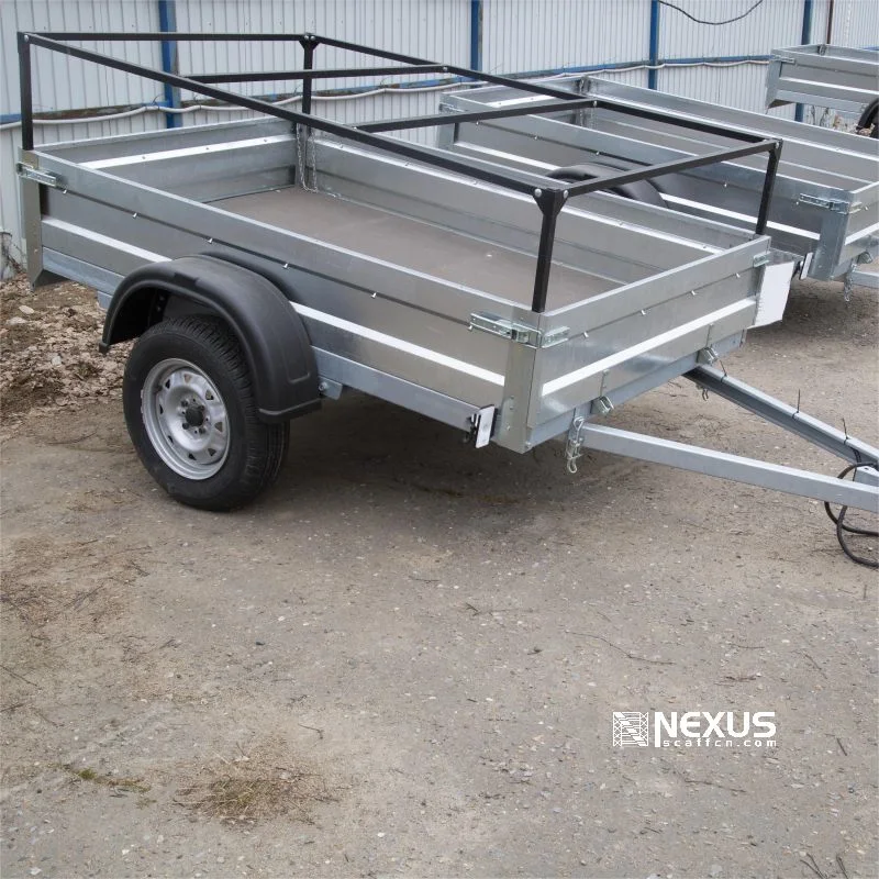 Hot DIP Verzinkt Hydraulische ATV Dump Semi Trailer