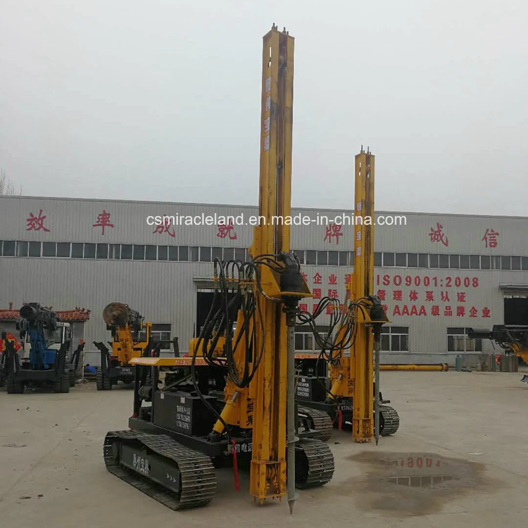 Crawler Hydraulic Driven Helical Solar Photovoltaic Pile Driver (BDLQ80)