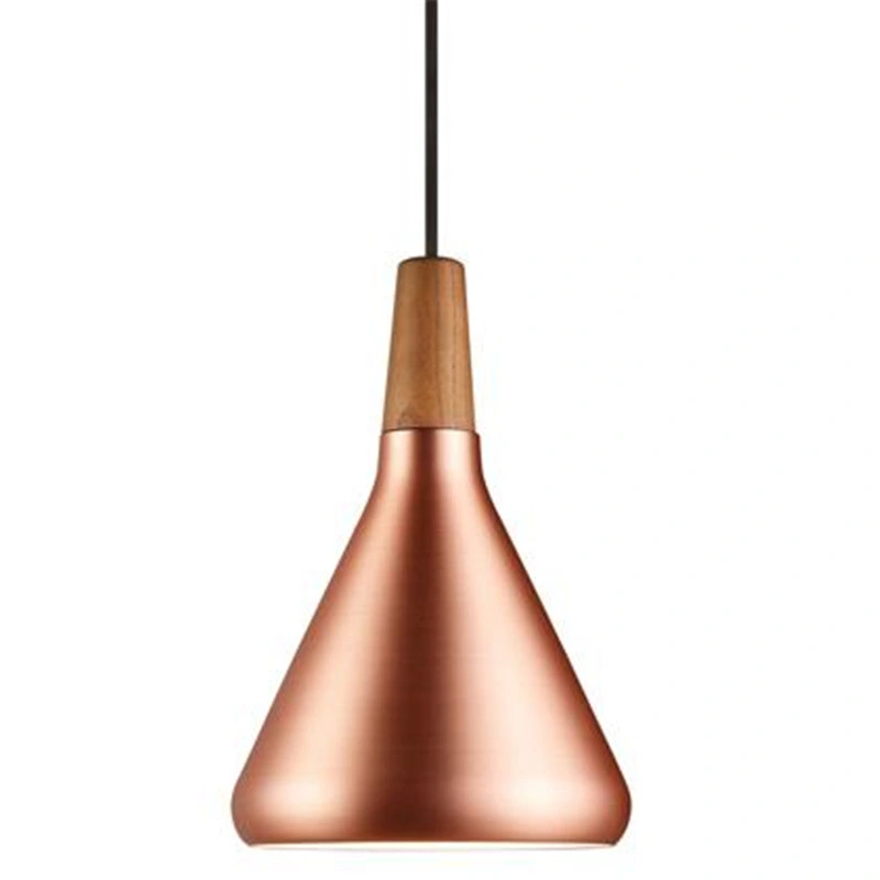 Wood Aluminium Copper Color LED Color LED Light Source Eourpean Dacorative Pendant