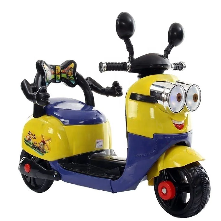 Factory Sales Baby Cute Wiederaufladbare Spielzeug Motorrad Drei-Rollen Mini Electric Motorrad für Kinder