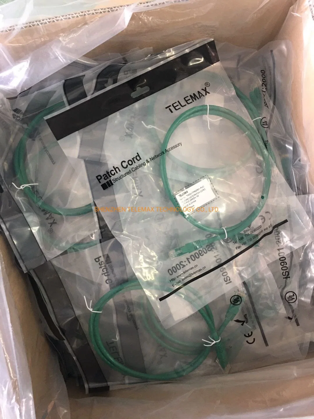 Cat5e Stranded FTP Patch Cable Molded Plugs Passed Fluke Test, Jumping Wire, Compliant with RoHS