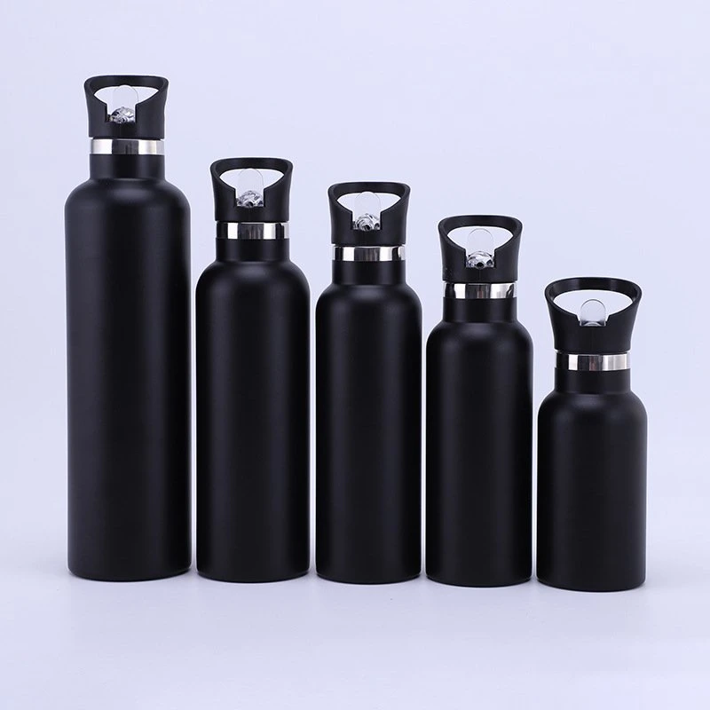 Cross-Border American-Style Large-Mouth Isolations Cup Edelstahl Große Kapazität Sport Wasser Flasche Outdoor Portable Bambus Cover Bergsteigen Reise Topf