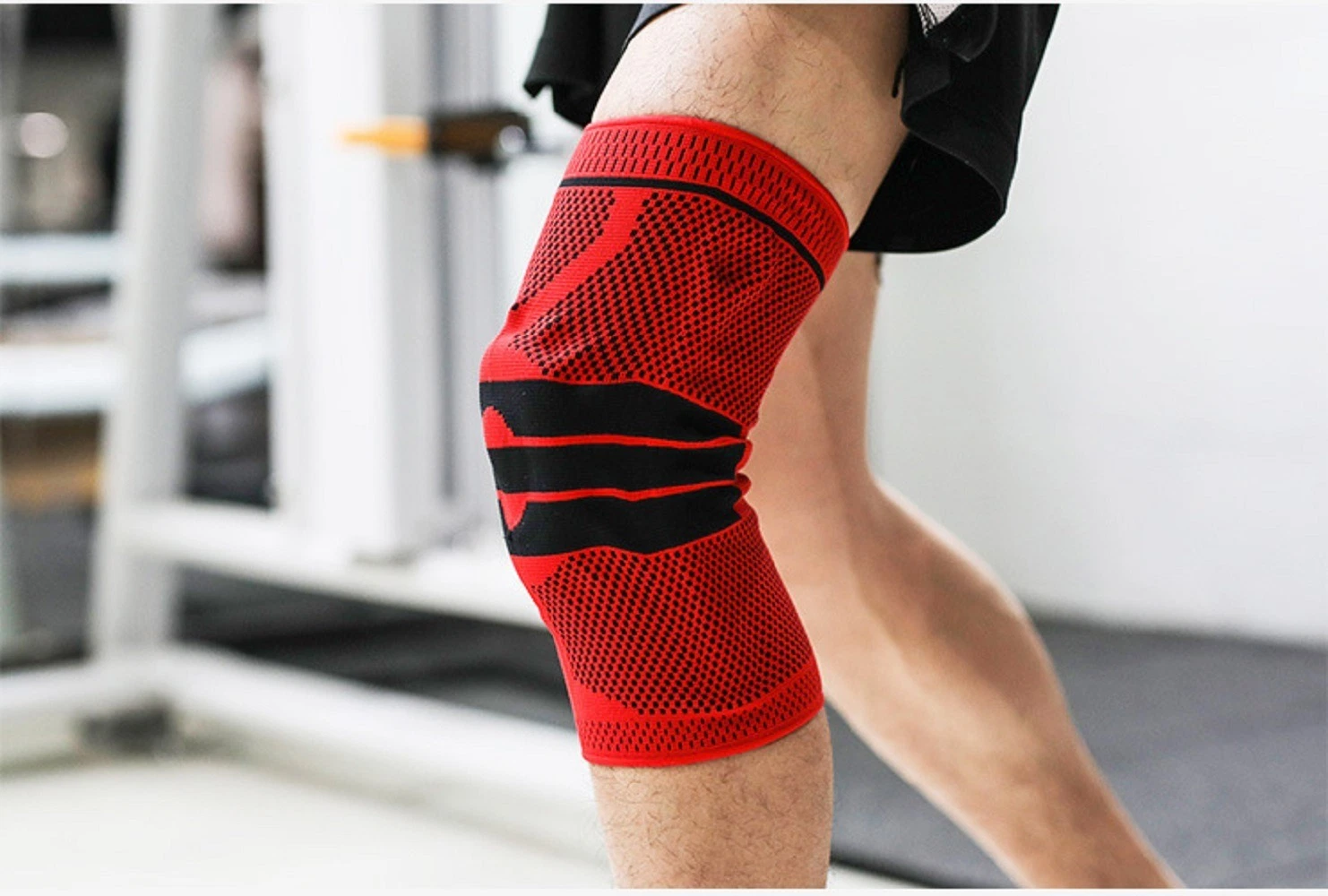 Knee Support Brace Compression Sleeve for Running, Jogging, Sports, Basketball, Joint Pain Relief, Arthritis and Injury Bl10131