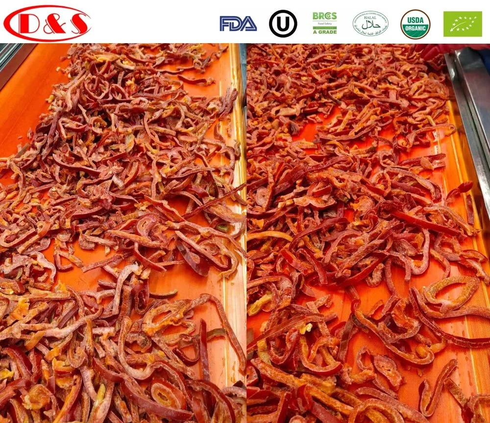 IQF Red Pepper Frozen Red Pepper China High quality/High cost performance  Red Pepper (slice)